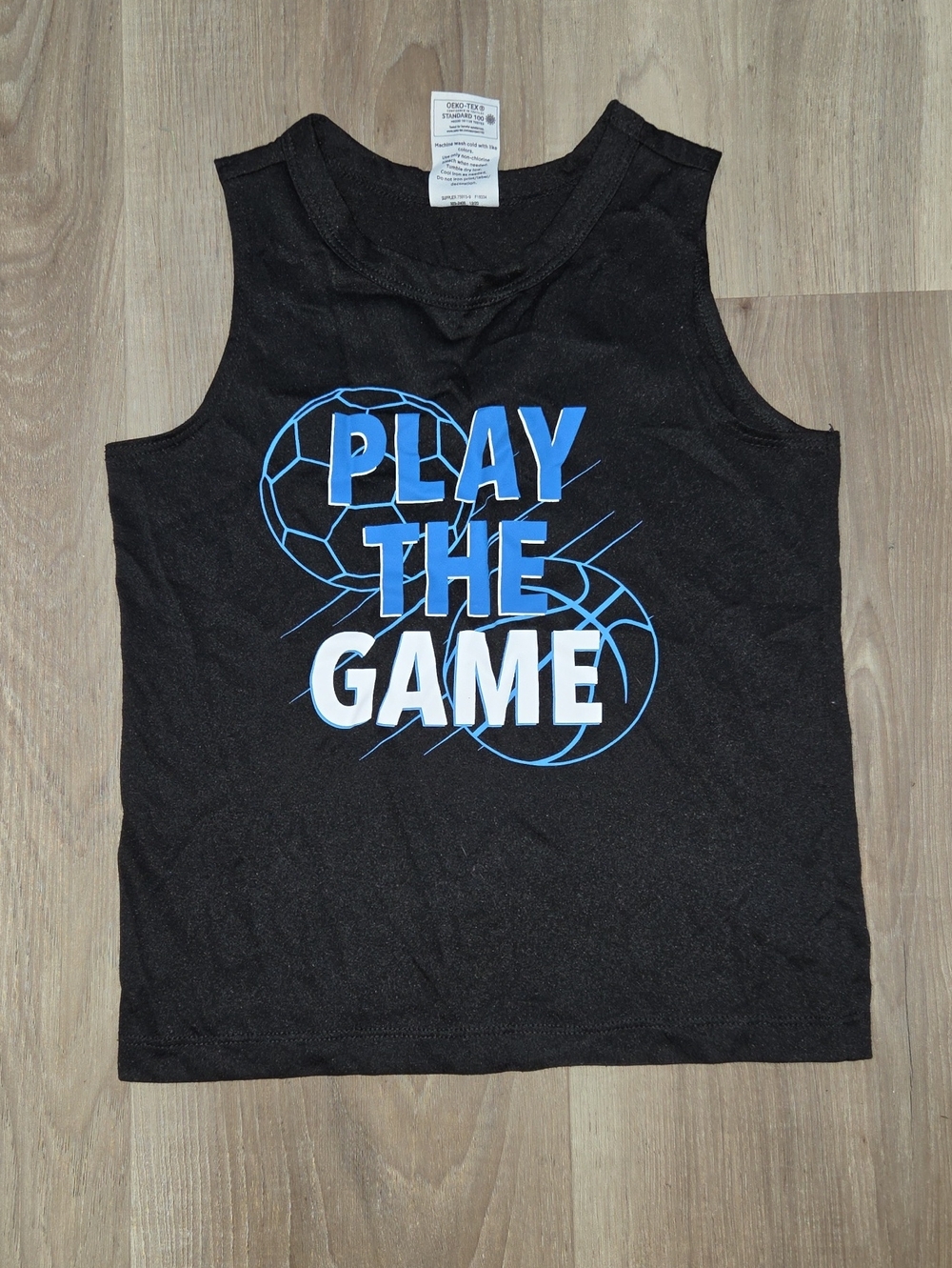 โขOkie Dokieโข Toddler Boys Black Tank Top